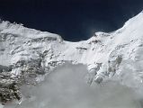 12 15 South Col Close Up From Everest East Base Camp In Tibet Lhotse drops down to the South Col (8000m), the wide saddle between Lhotse and Everest and the highest col in the world.